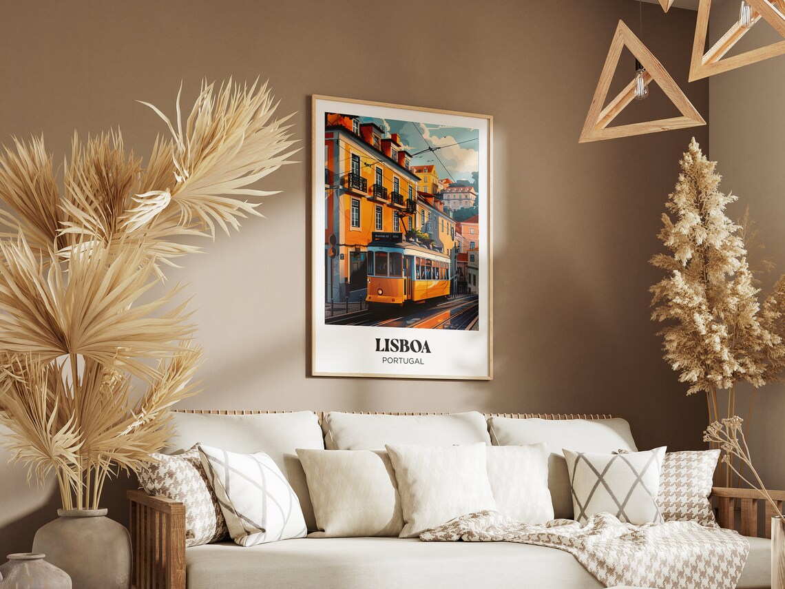 Lisbon Portugal Travel Poster, Portugal Wall Decor - Image 2
