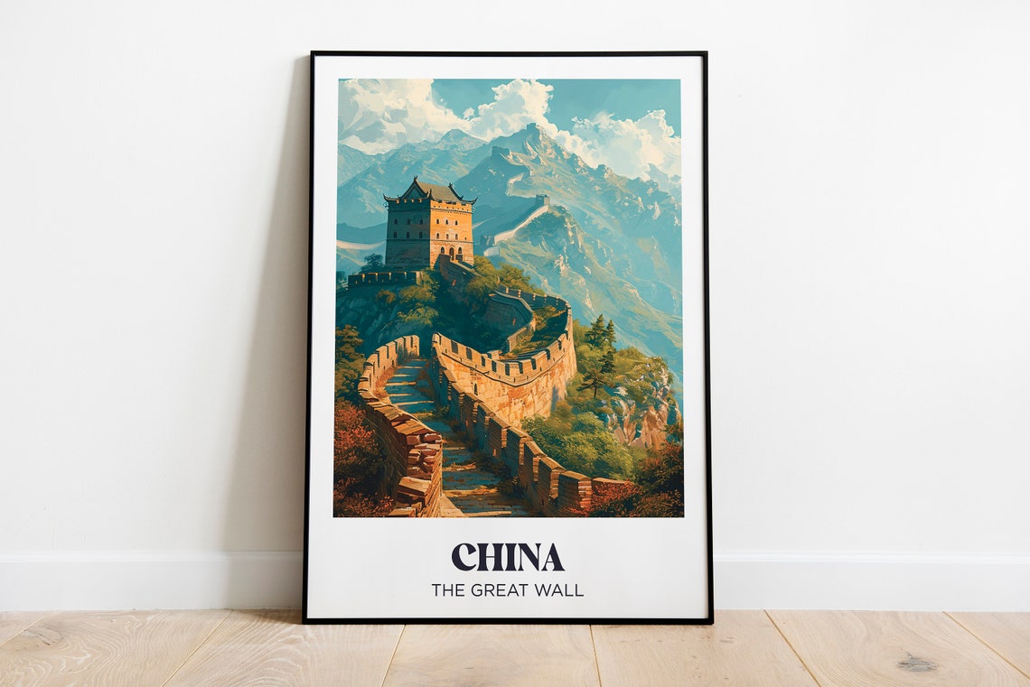 Chichen Itza Travel Poster Mexico Wall Art Print Chichen Itza Painting Illustration Mexico Watercolor Home Decor