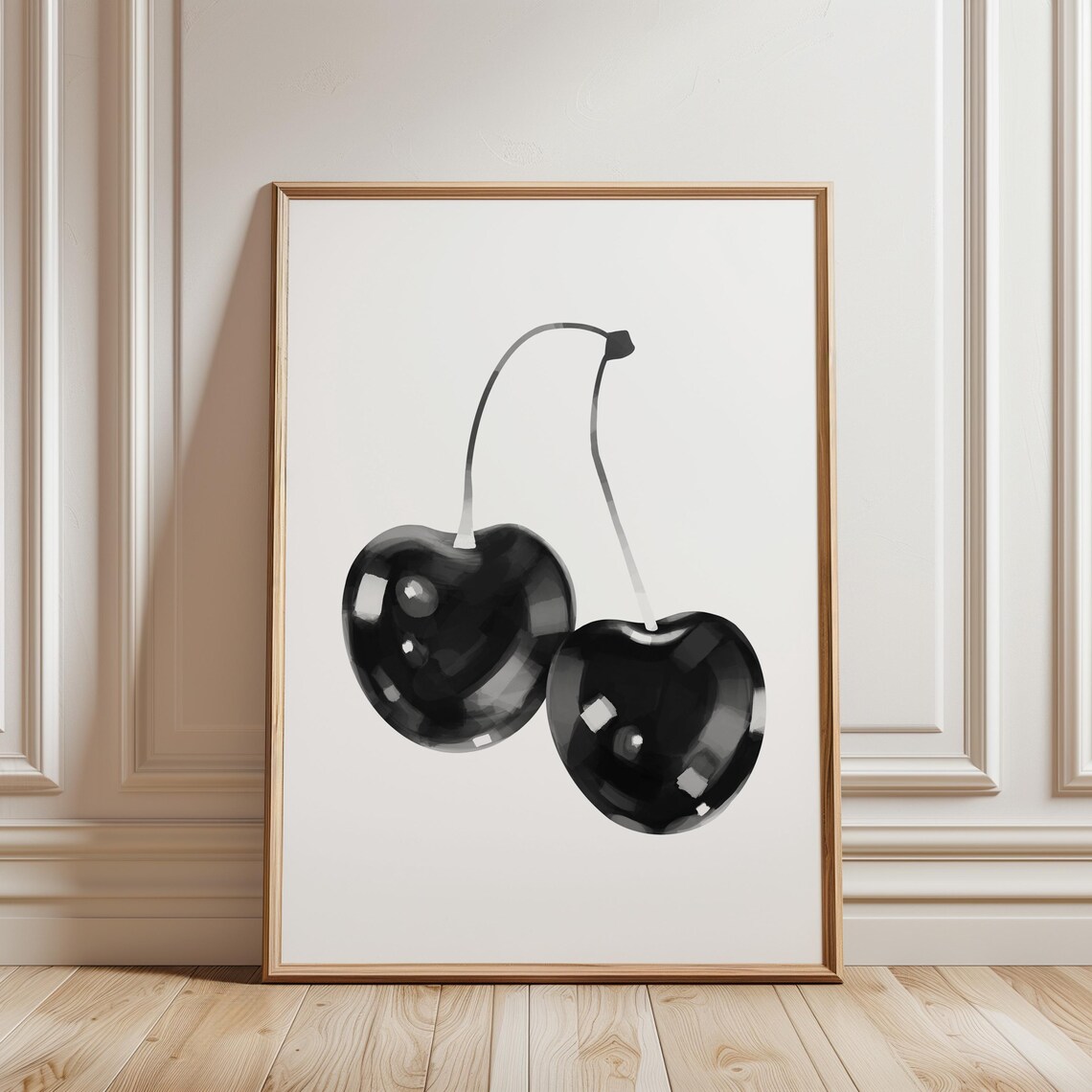 Cherry Mon Cheri Retro Kitchen Art Print - Image 2