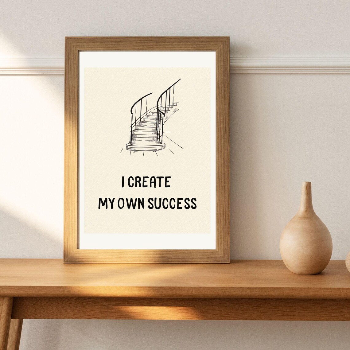 I Create My Own Success Motivational Poster - Image 6