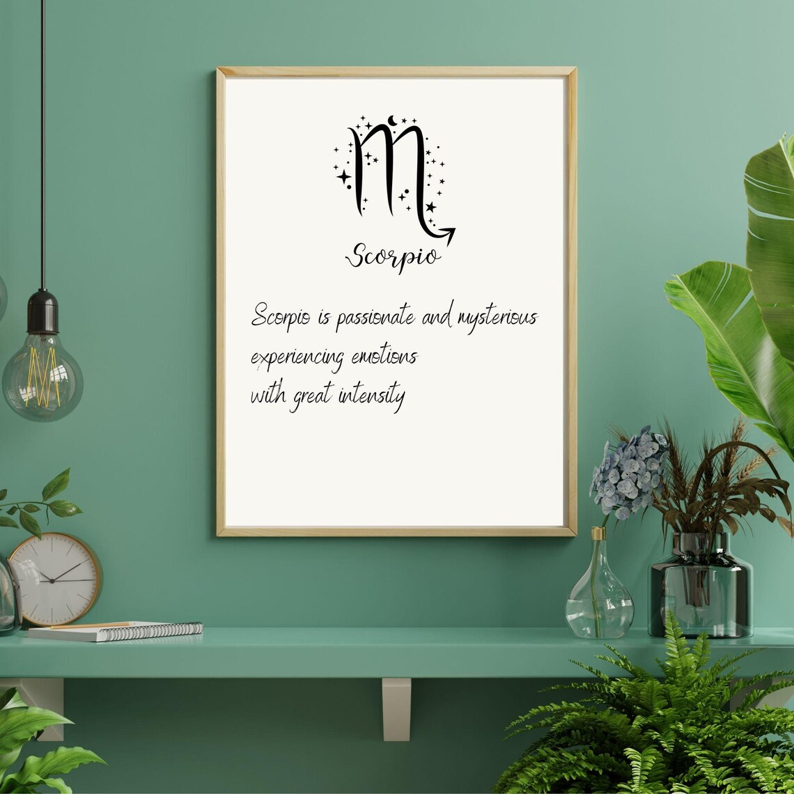 Scorpio Zodiac Sign Minimalist Art Print - Image 3