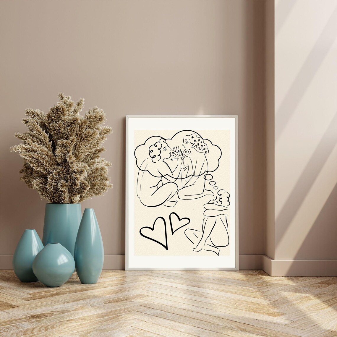 Matisse Inspired Romantic Memory Art Print - Image 3