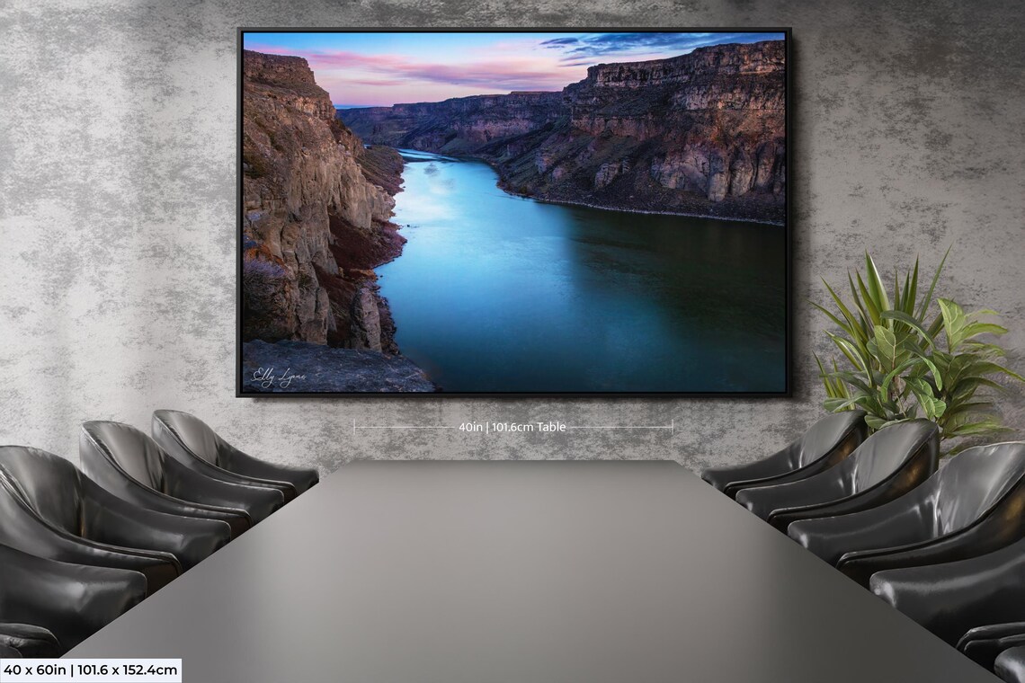 Snake River Canyon Twin Falls Idaho Sunrise Sunset Art Print - Image 2