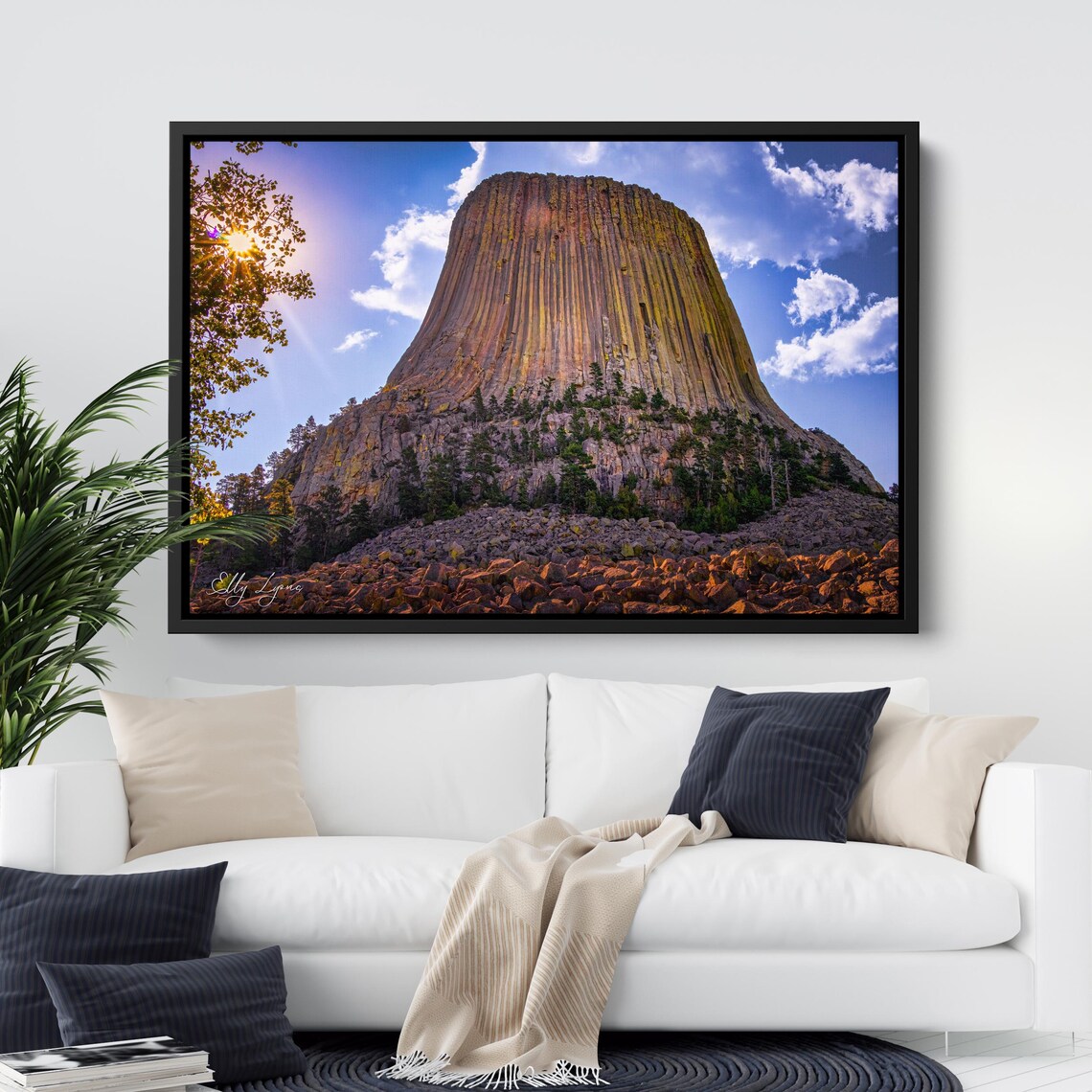 Devils Tower Wyoming, Landscape Art Print