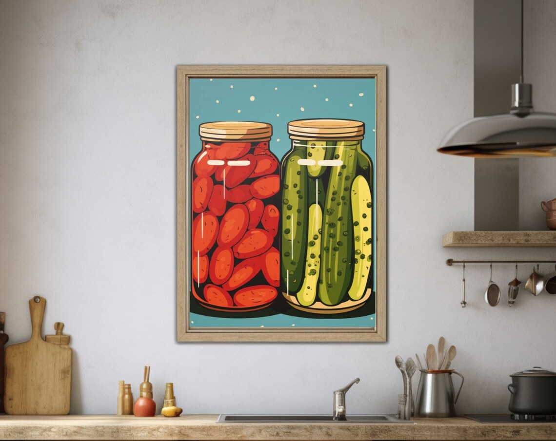 Pickles and Cucumbers, Canned Tomatoes Poster