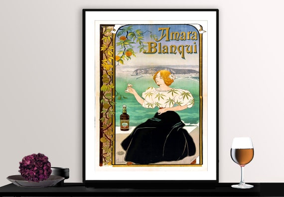 Amara Blanqui Vintage Fooddrink Poster Poster Paper Or Print Gift Idea Wall Decor