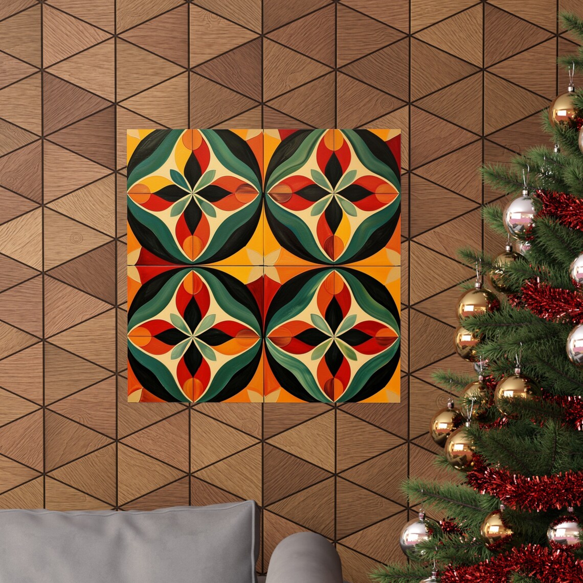 Simplistic Floral Modern Abstract Pattern Art Print - Image 4