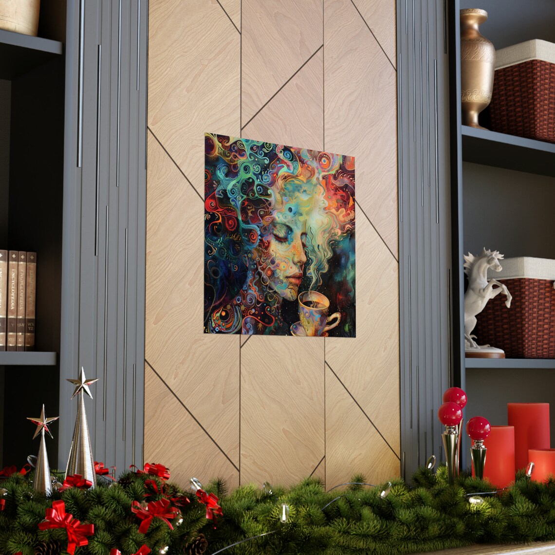 Coffee Aroma Therapy Abstract Art Print - Image 3