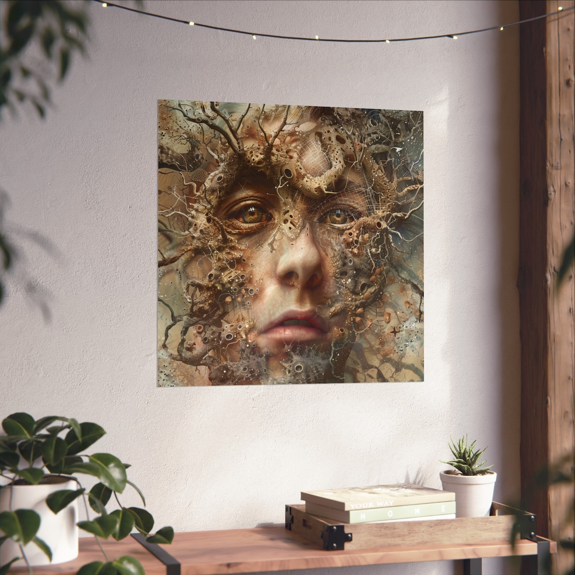 Tree Man Abstract Nature Lovers Portrait