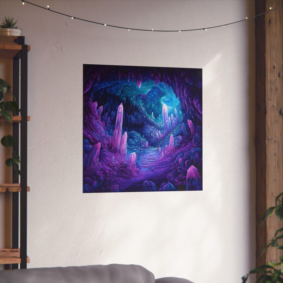 Magical Crystal Cave - Enchanted Forest Decor - Image 3