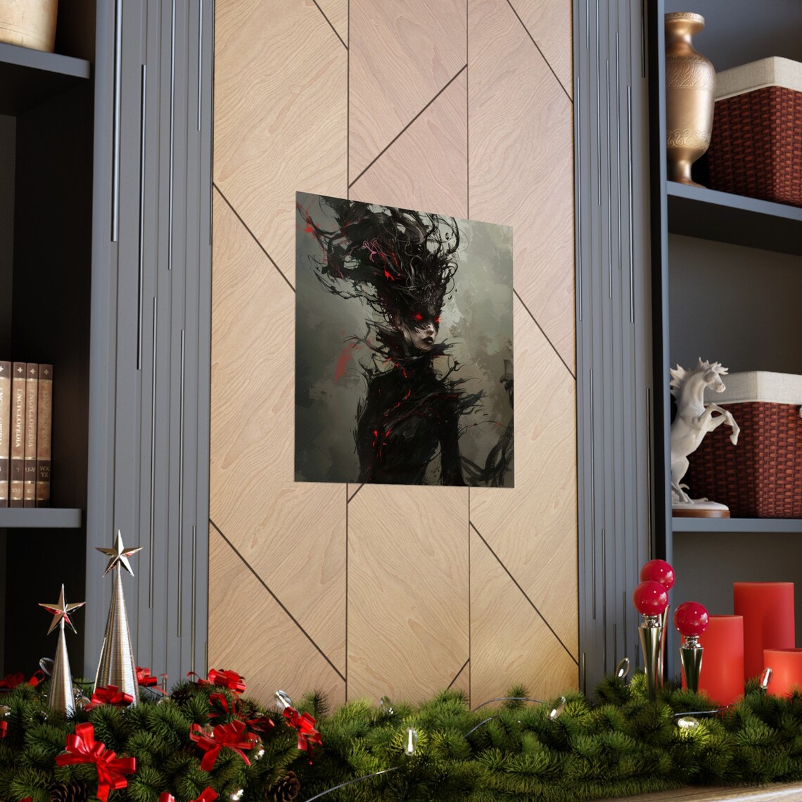 Miss Reborn Nightmare, Demonic Horror Movie Art Print - Image 3
