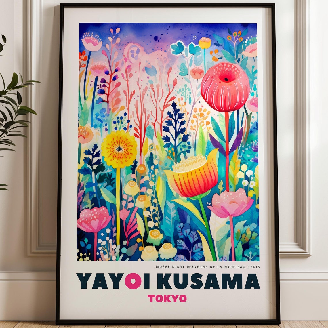 Yayoi Kusama Poster, Japanese Modern Art