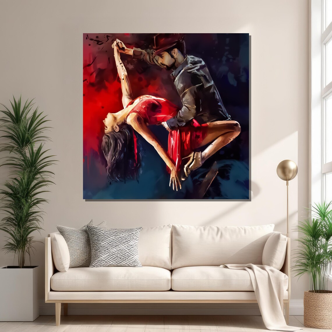Dance Couple Art Print, Impressionist Movement - Image 2