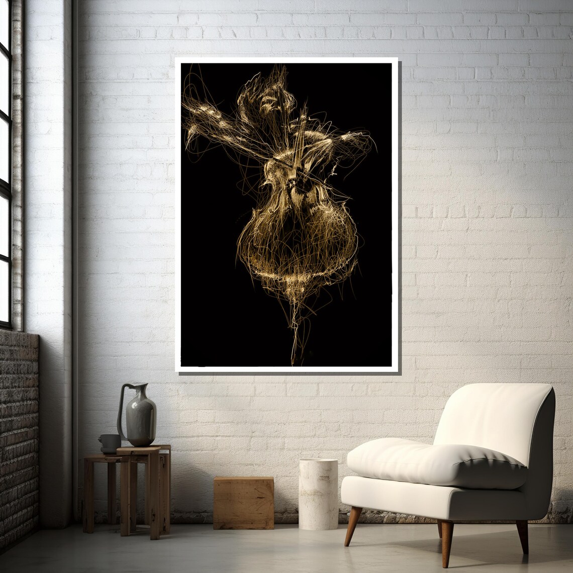 Elegant Ballerina In White Tutu, Serene Ballet Art - Image 3