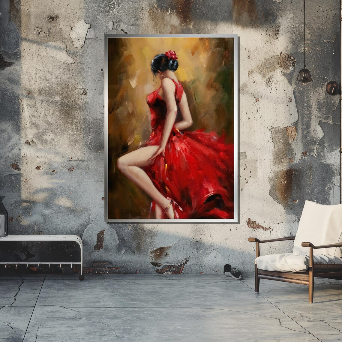 Flamenco Dancer, Impressionistic Dance Art Print - Image 5