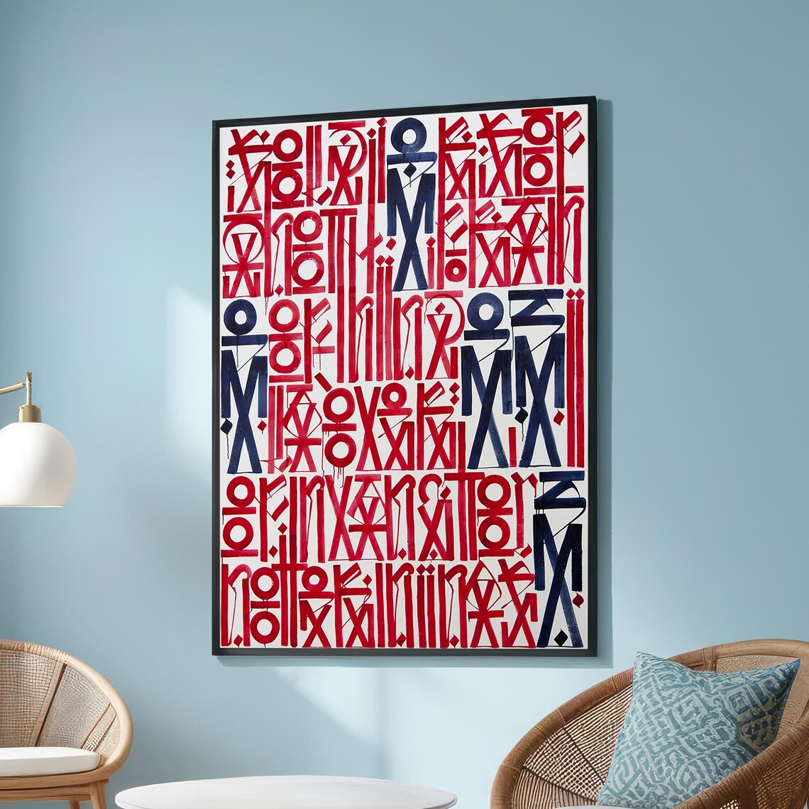 Bold Graffiti Print, Abstract Street Art Typography - Image 6