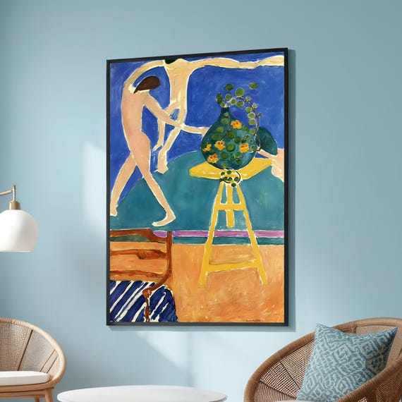 Collioure Interior Canvas Print By Henri Matisse Abstract Art Vibrant Colors Modern Home Decor Fauvism Wall