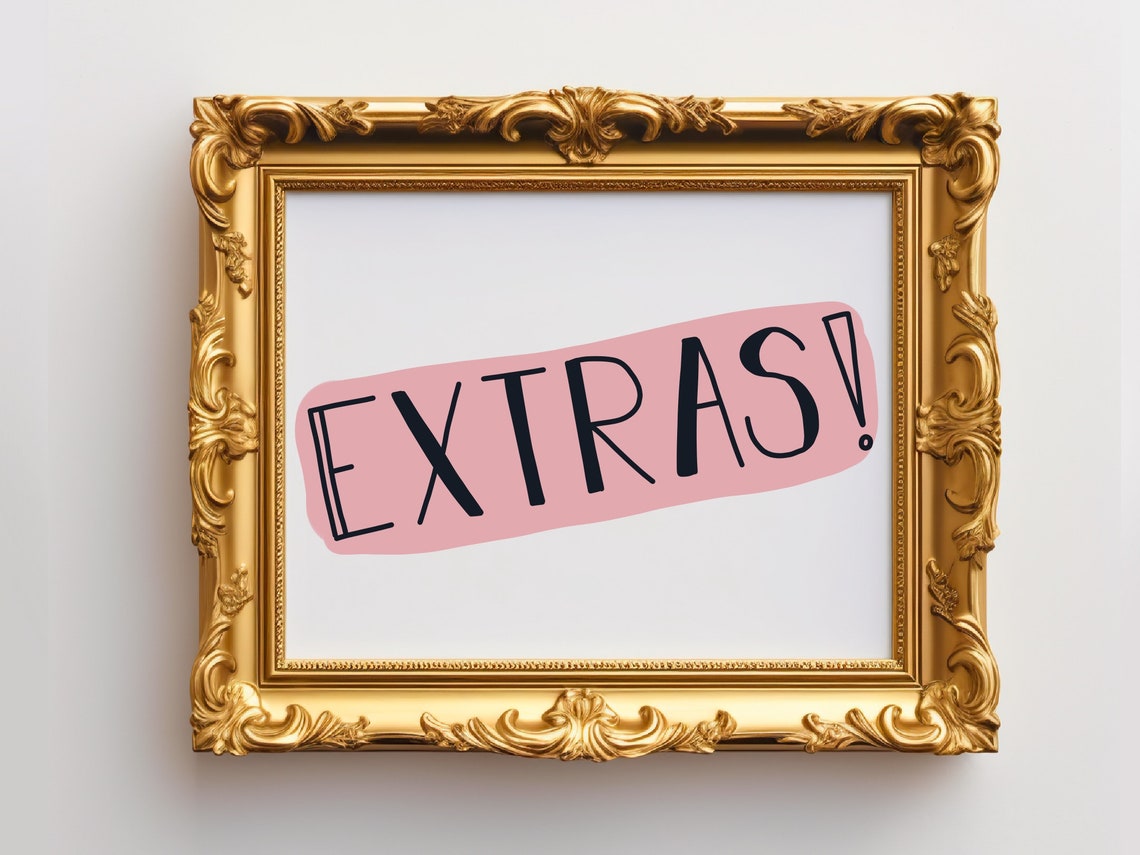 Portrait Extras Wall Art Print, Home Decor