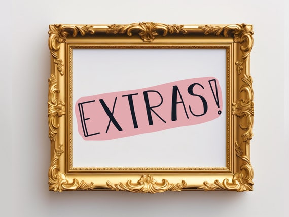 Portrait Extras Wall Art Print, Home Decor