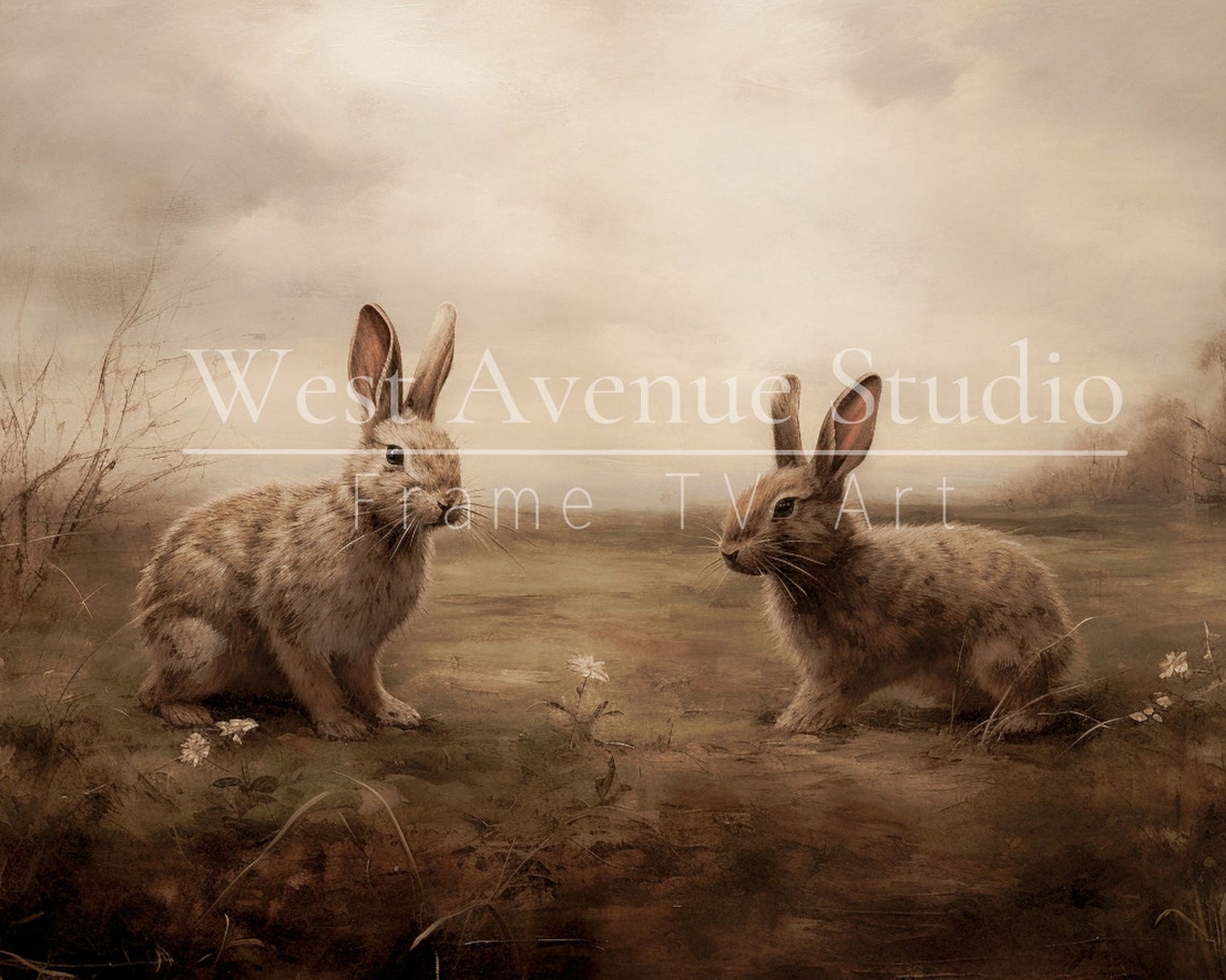 Spring Valentine Set of 20 Vintage Floral Bunny Swan Art Prints Bundle - Image 3