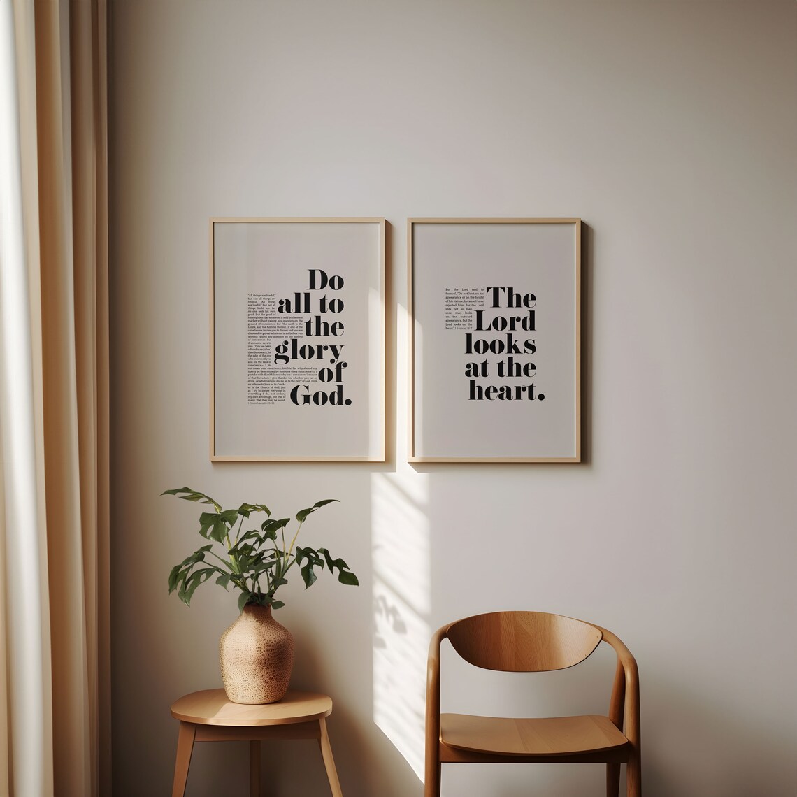 1 Corinthians 10 31 Do All To The Glory Of God Bold Bible Poster - Image 3