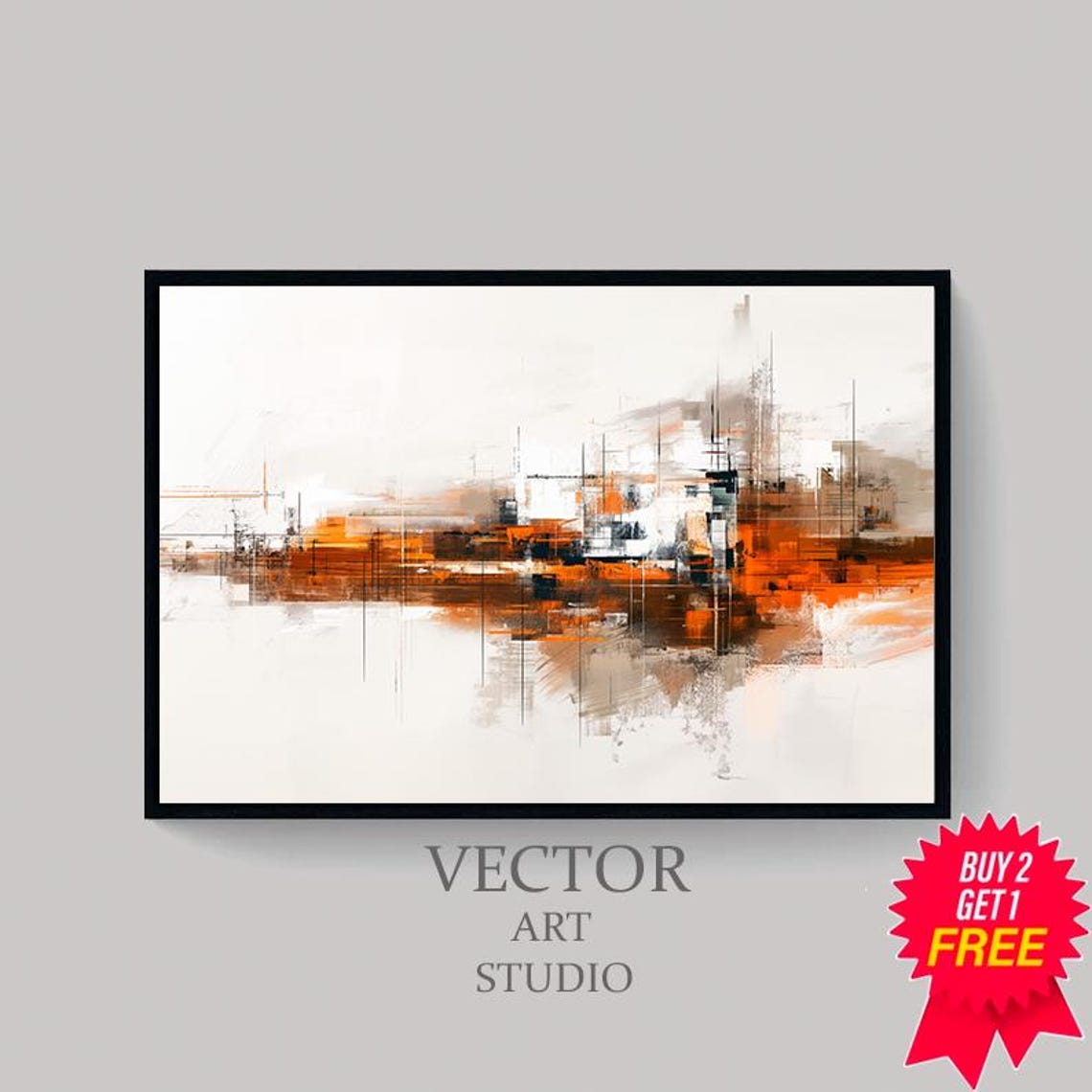 Modern Textured Abstract Neutral Art Print Set Modern Wall Art Modern Abstract Art Abstract - Image 4