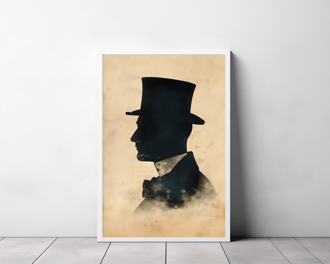 Moody Vintage Silhouette Vintage Prints Victorian Winter - Image 3