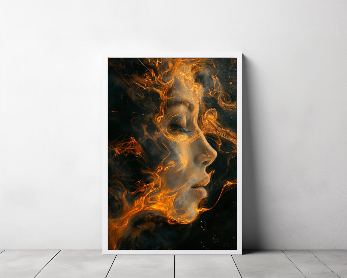 Moody Gothic Wall Art Perfect Dark Academia Gift Framed Surreal Dark Academia Decor Edgy Art Print - Image 3
