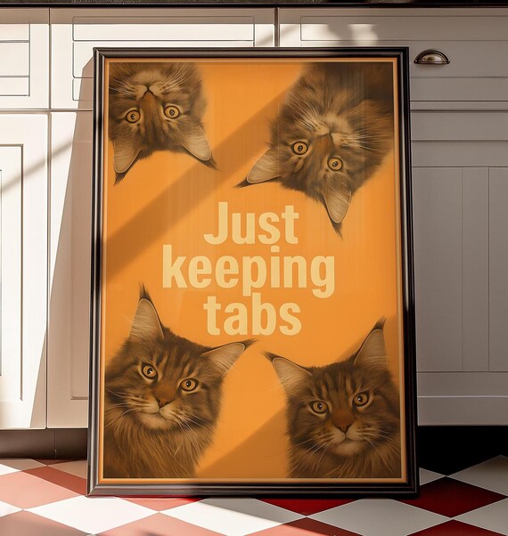 Maine Coon Funny Cat Quote, Bathroom Decor