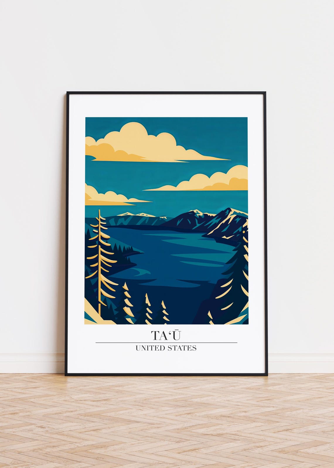 Ta Illustration Art Print Modern City Poster