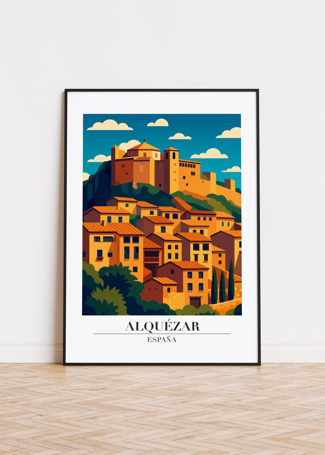 Alquzar Spain Travel Poster