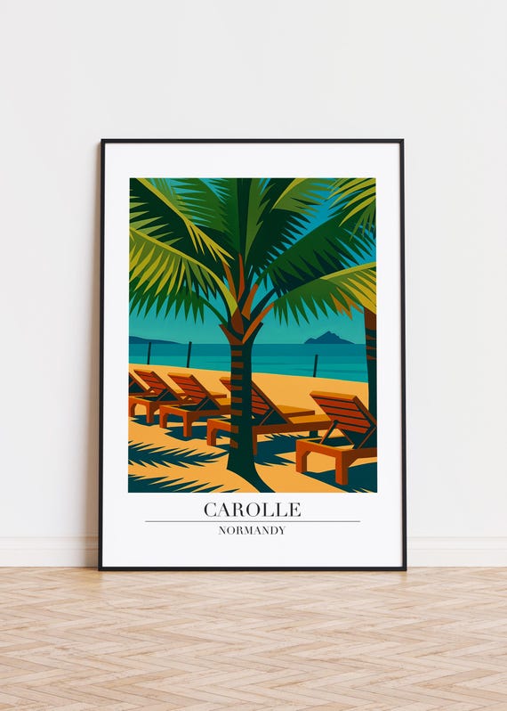 Carolle France Poster City Skyline Art Print
