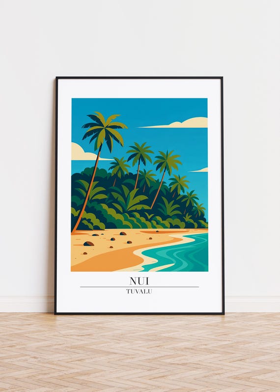 Nui Cityscape, Modern Minimalist Art Print