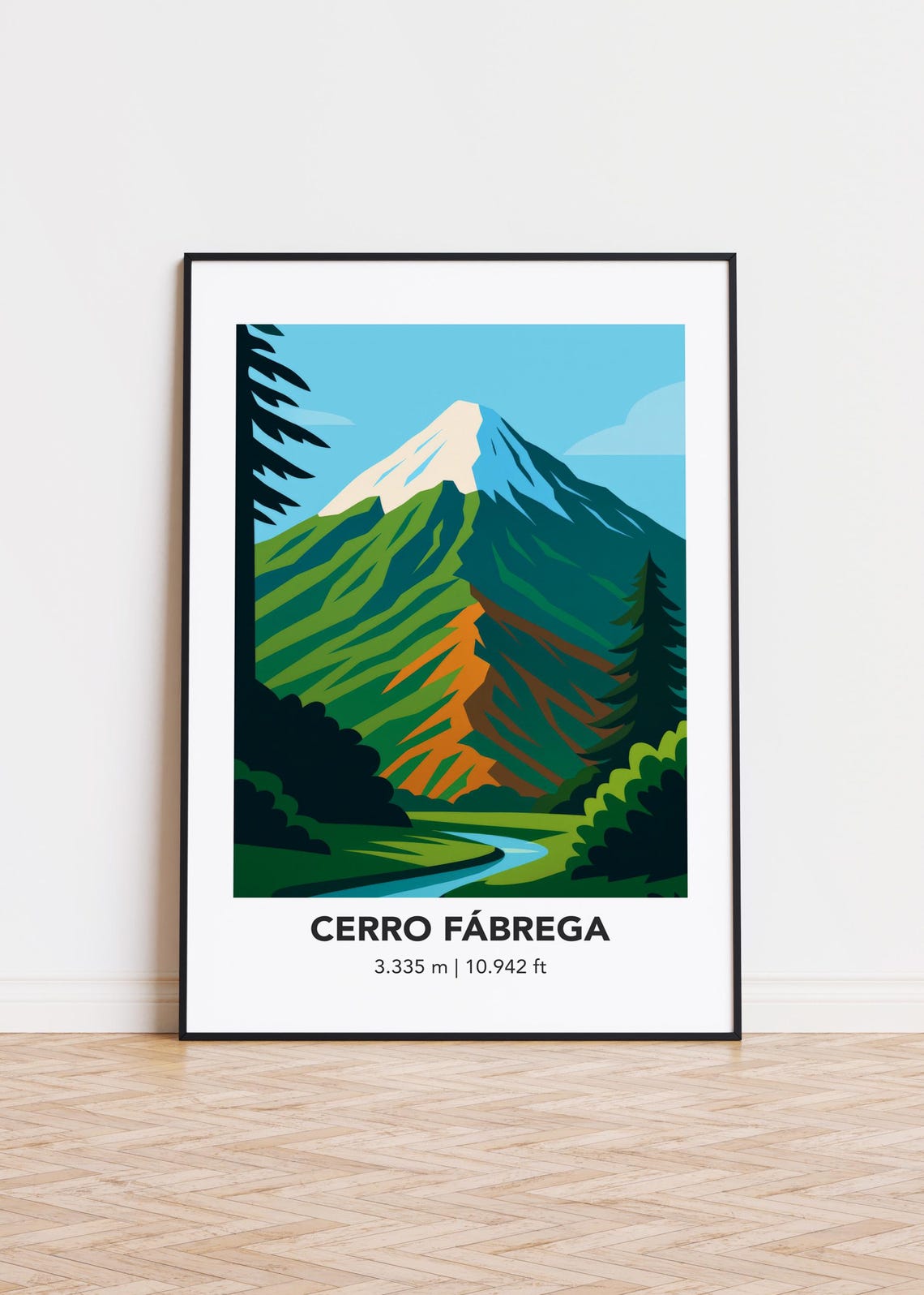 Cerro Fbrega Mountain Poster Print