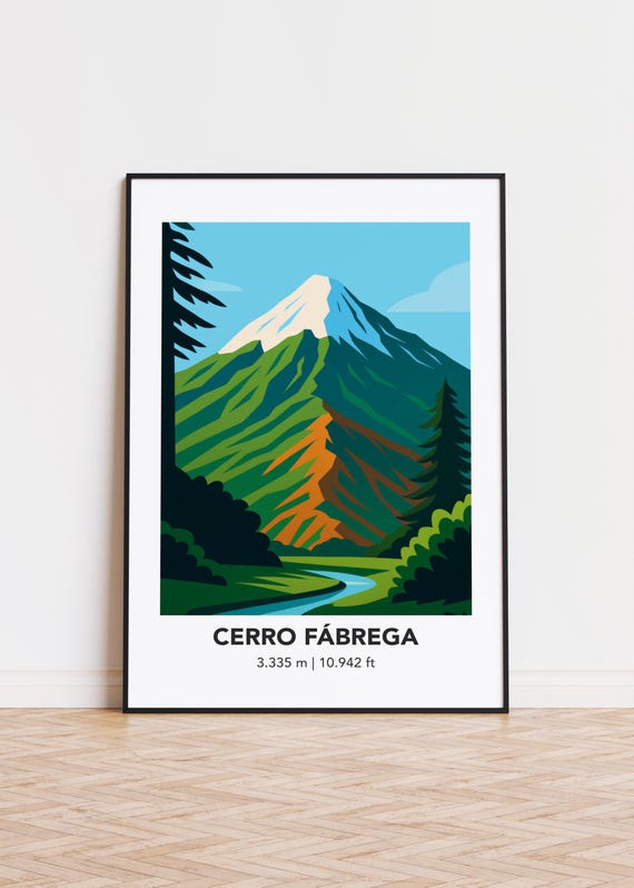Cerro Fbrega Mountain Poster Print