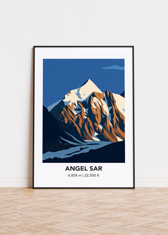 Angel Sar Cityscape Poster Modern Minimalist Art Print