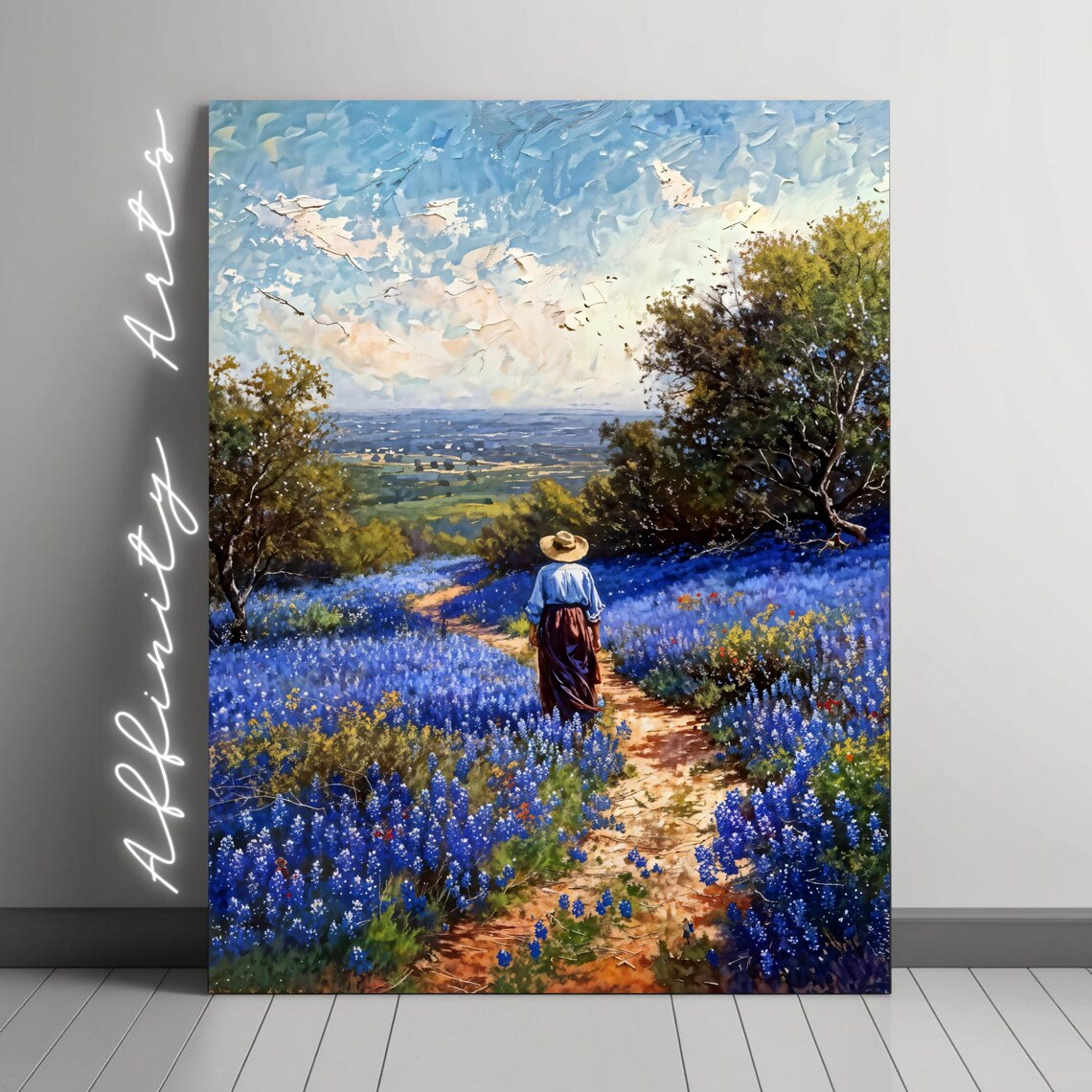 Impressionist Landscape - Traditional Travel Poster