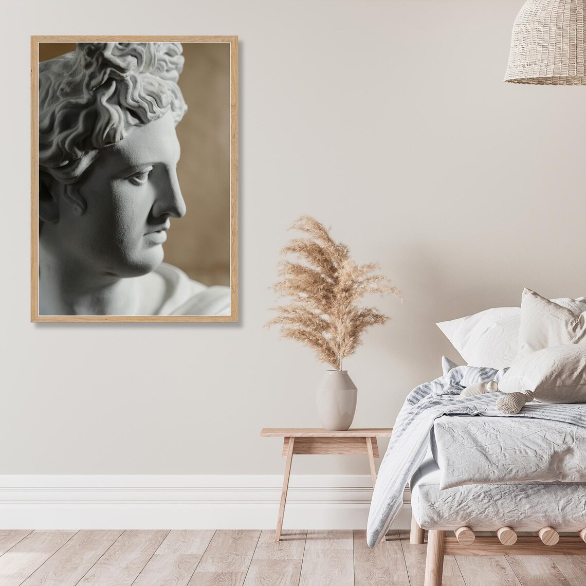 Classical Greek Marble Bust Sculpture, Home Decor - Image 5
