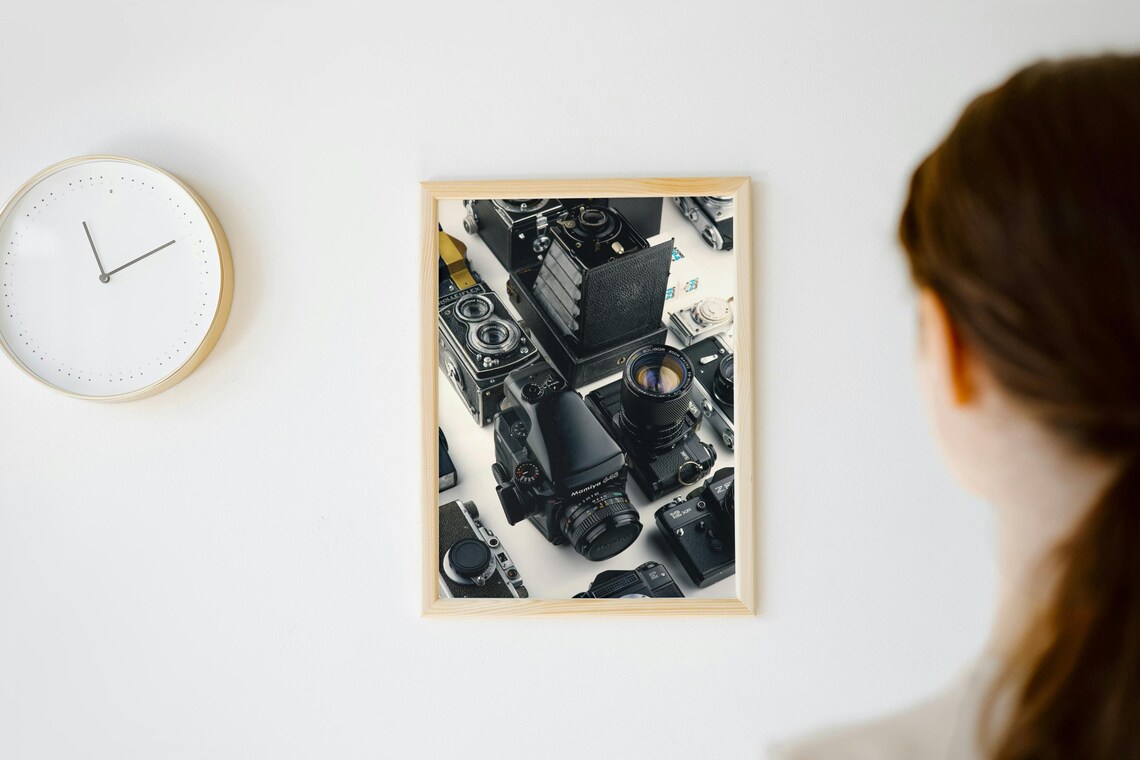 Vintage Camera Collection, Retro Photography Decor - Image 5