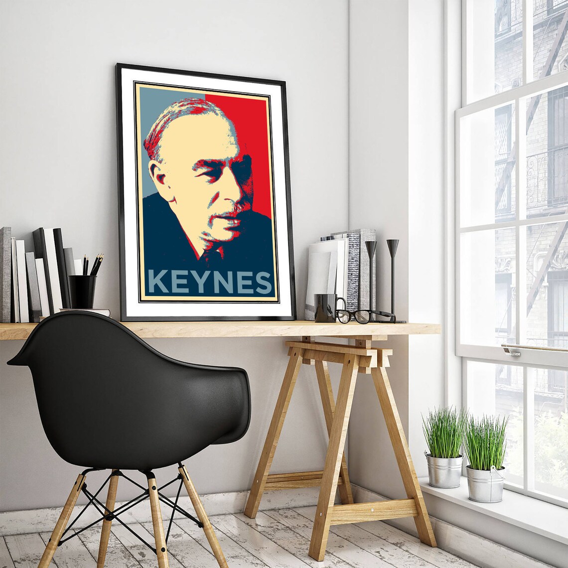 John Maynard Keynes Photo Poster, Economics Finance - Image 3