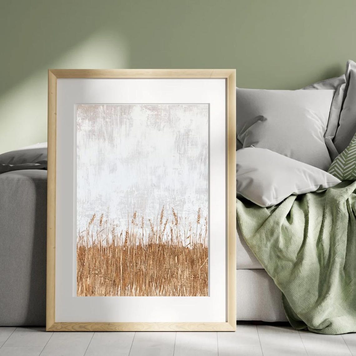 Minimalist Golden Wheat Field Modern Farmhouse Harvest Poster - Image 5