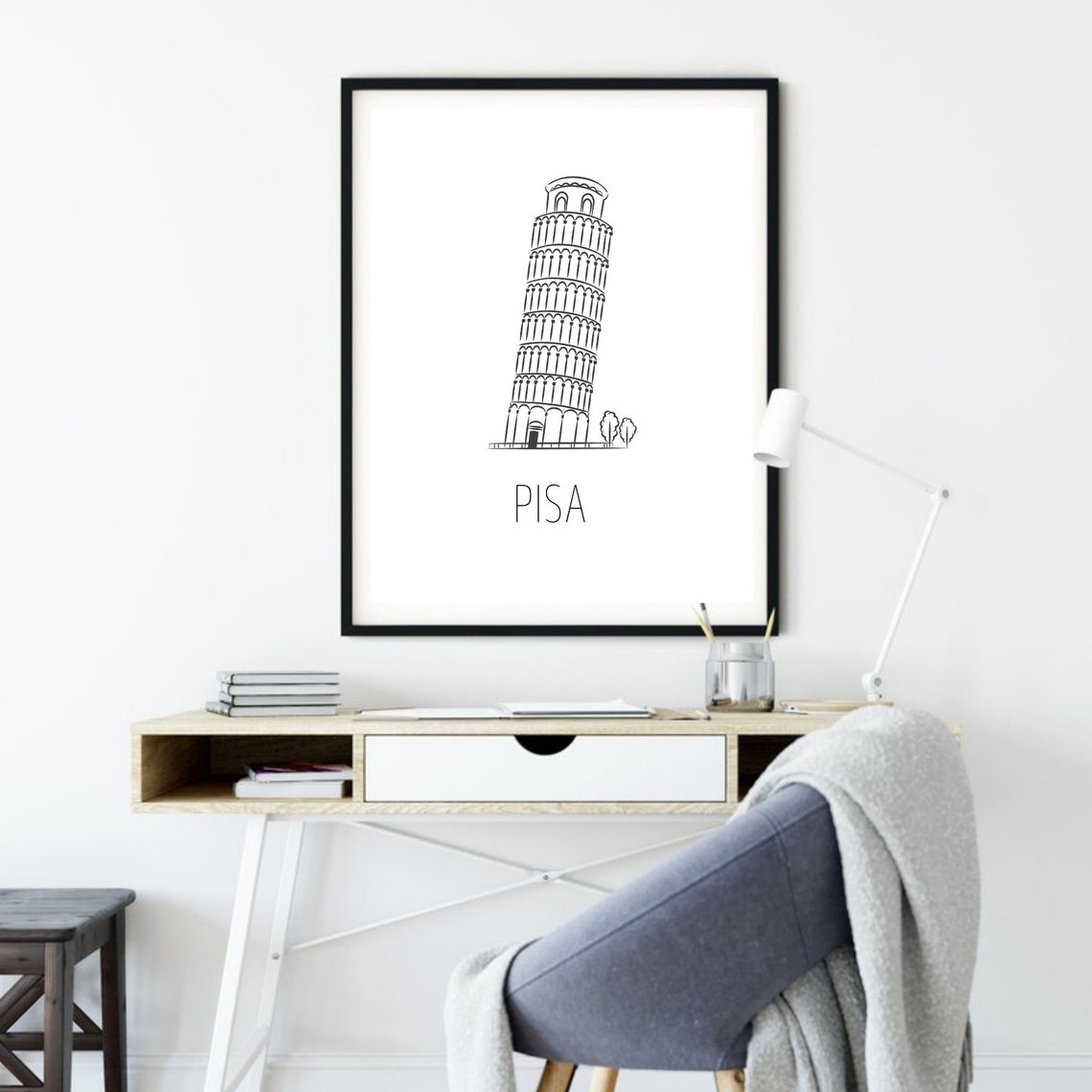 Pisa Print Tower Of Pisa Print Poster - Image 4