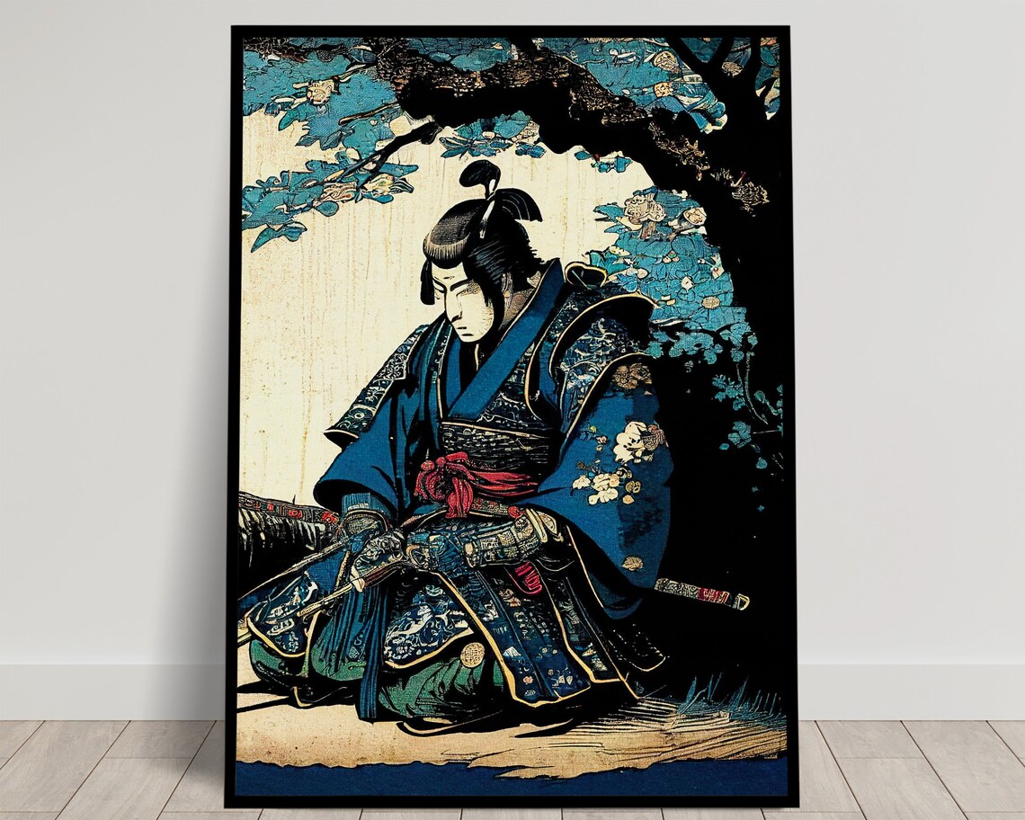 Samurai Japanese Ukiyo-E Art Print