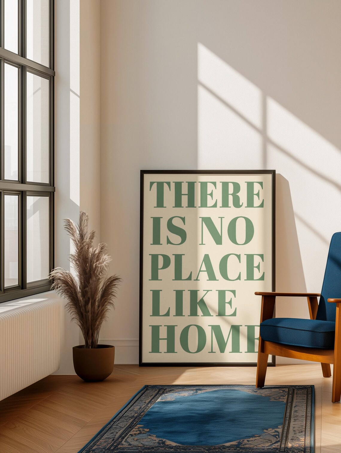 There Is No Place Like Home, Minimalist Quote Poster - Image 3