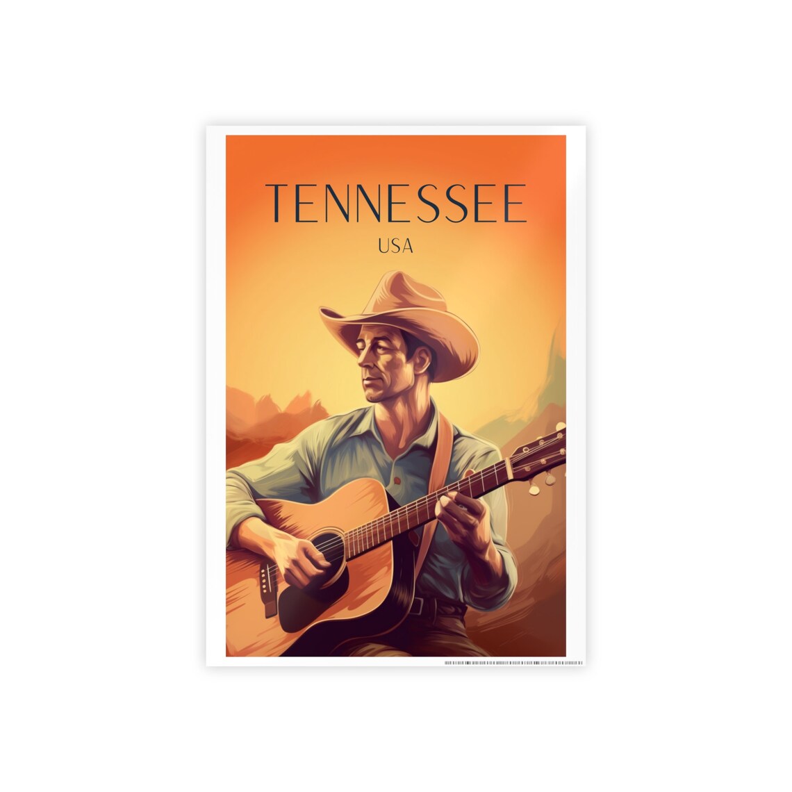 Tennessee Tennessee - Contemporary Travel Poster - Image 4