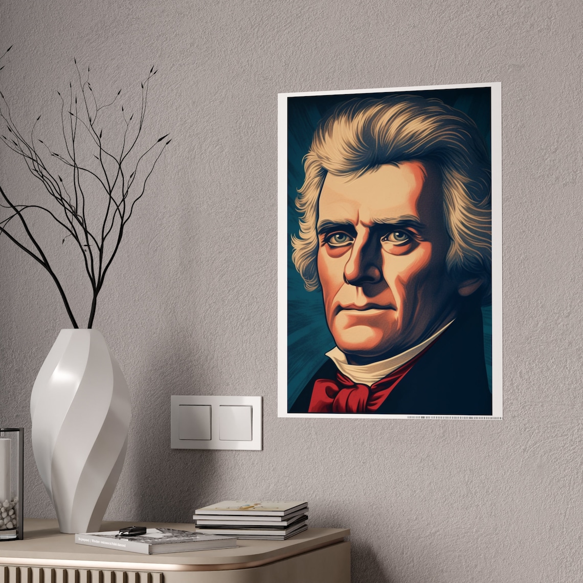 Thomas Jefferson - Contemporary Travel Poster - Image 5