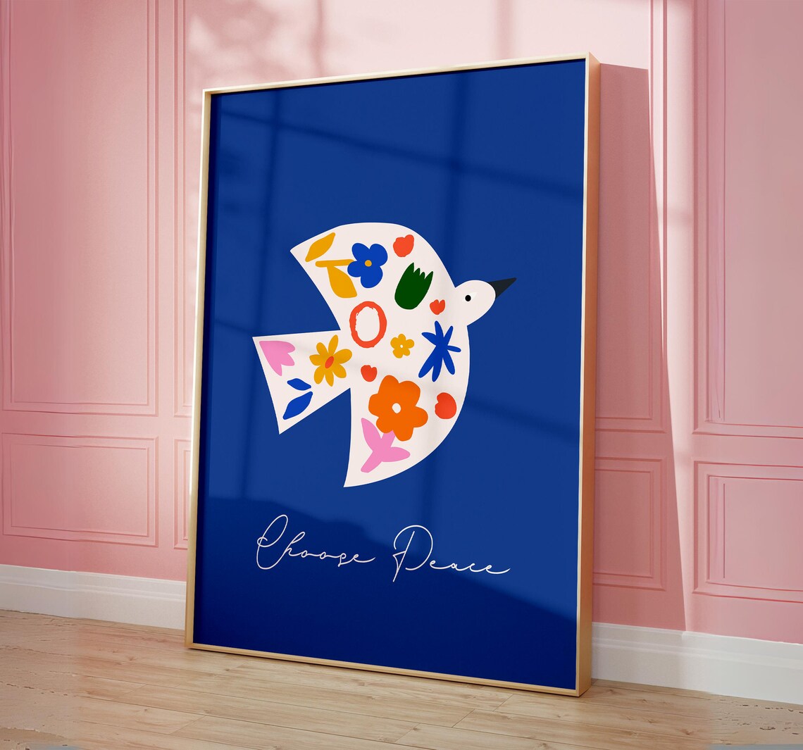 Retro Bird Poster Print, Animal Wall Art - Image 2