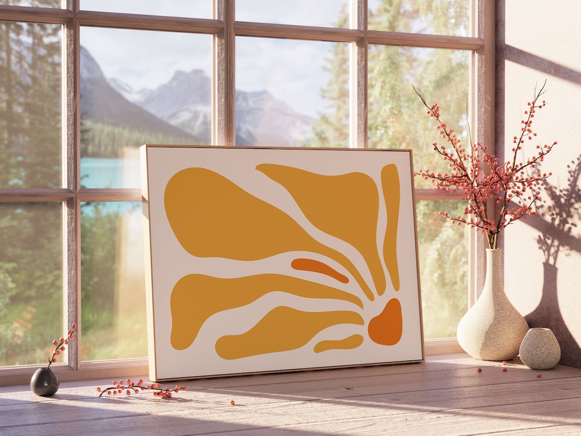 Matisse-Inspired Horizontal Flower Market Art Print - Image 2
