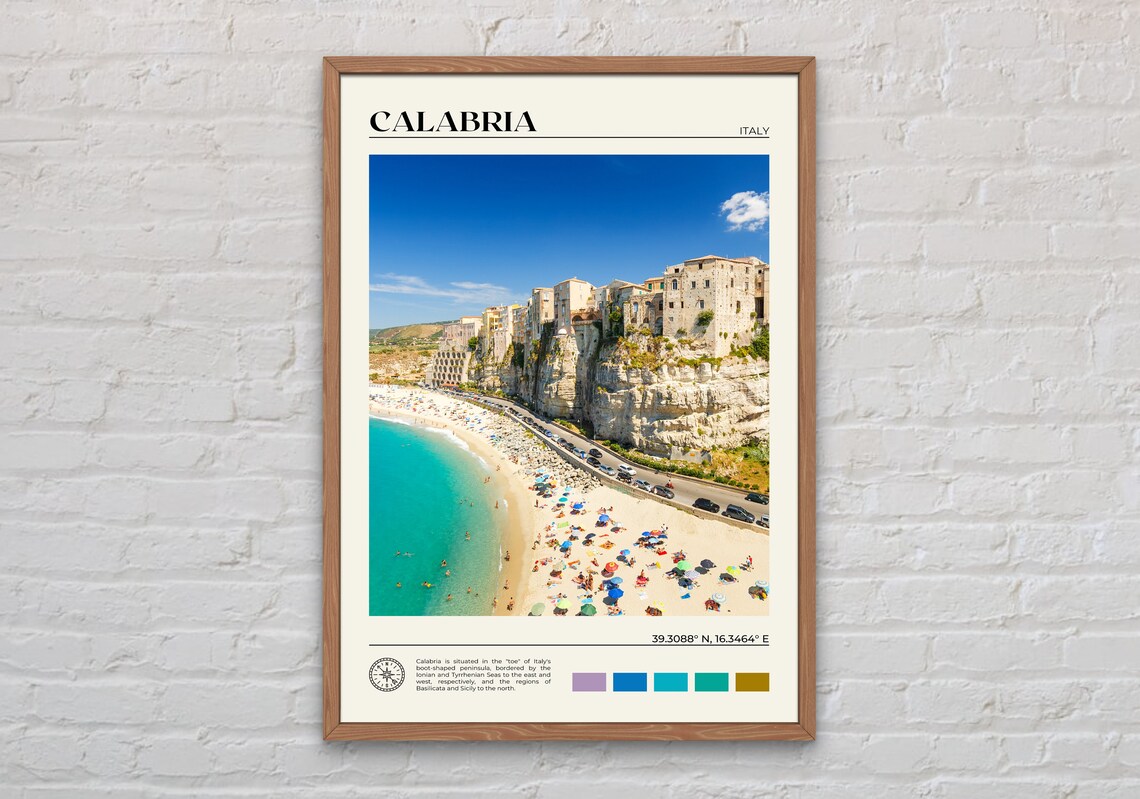 Calabria Real Photo Wall Art Print