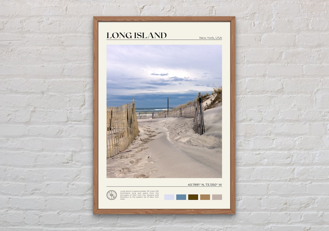 Long Island Photo Art Print, Home Decor